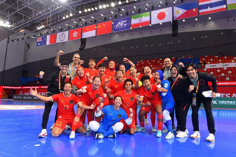 Jadwal Timnas Futsal Putri Indonesia vs China di Perempat Final Piala Asia Futsal 2025