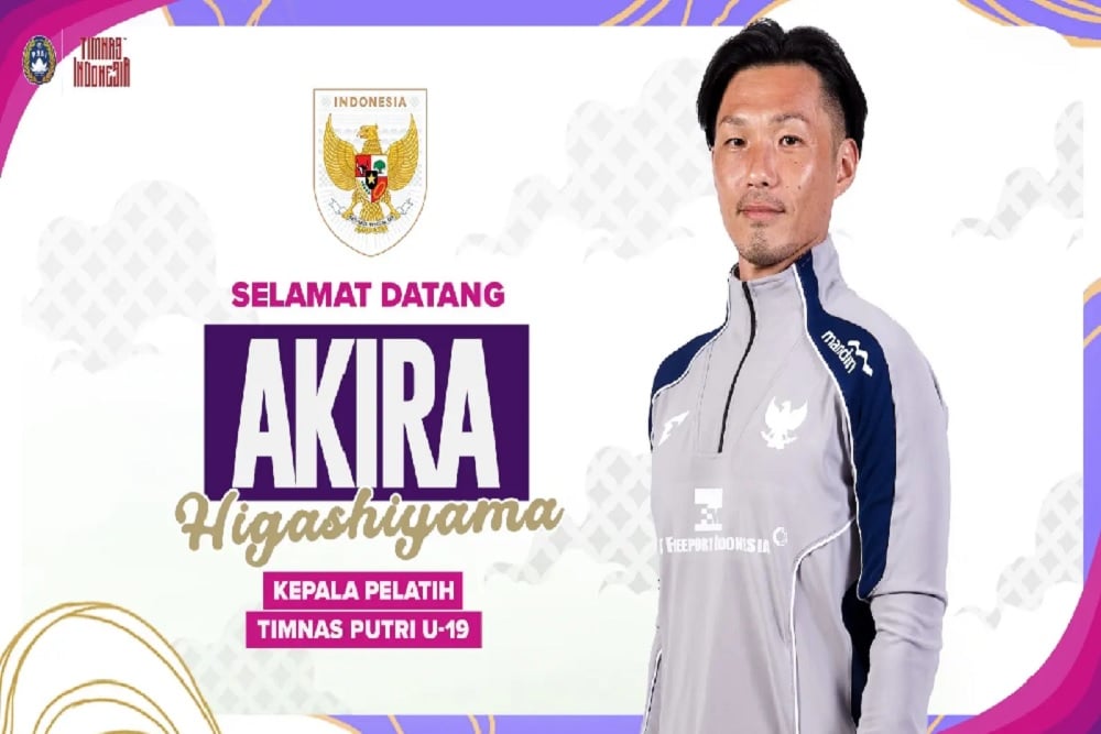 PSSI Tunjuk Akira Higashiyama sebagai Pelatih Timnas Putri U-19 Indonesia