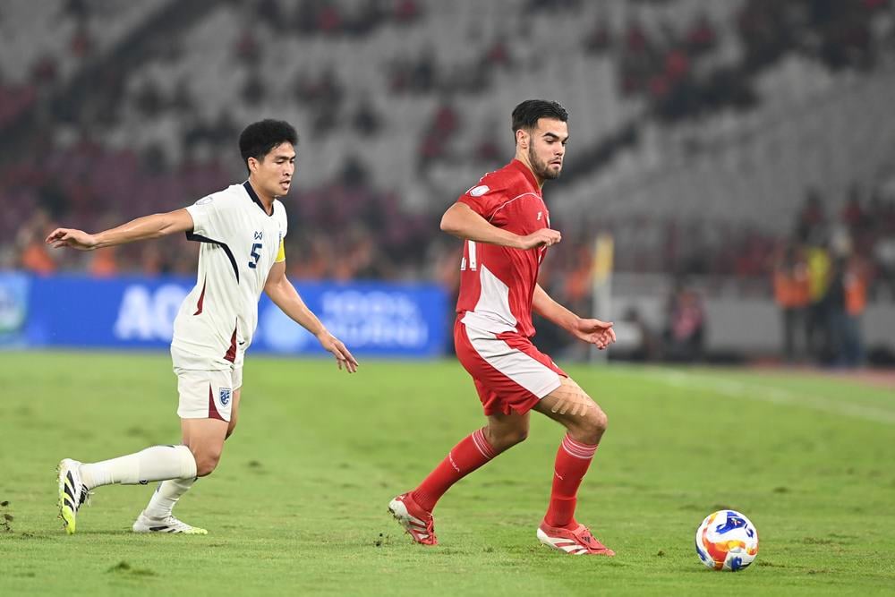 Hasil Indonesia Vs Thailand U23, Gol! Jens Raven Bawa Skor Jadi Imbang